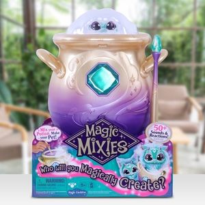 Magic Mixies Magical Misting Cauldron Interactive Plush Toy and 50+ Sounds & Re